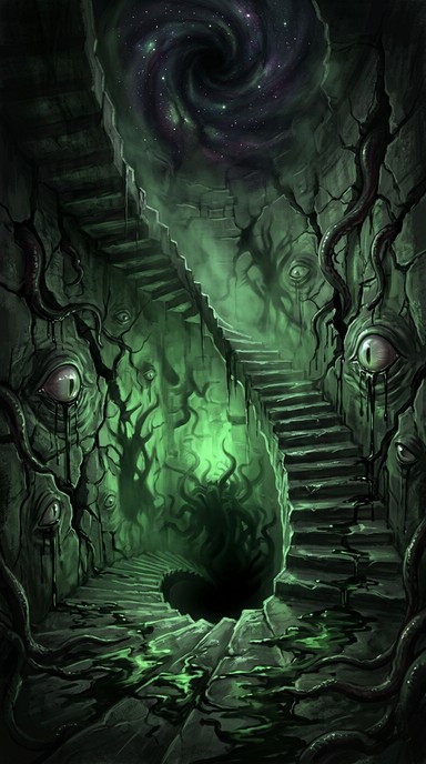 Free Descent Into Madness Image - Staircase, Horror, Tentacles ...