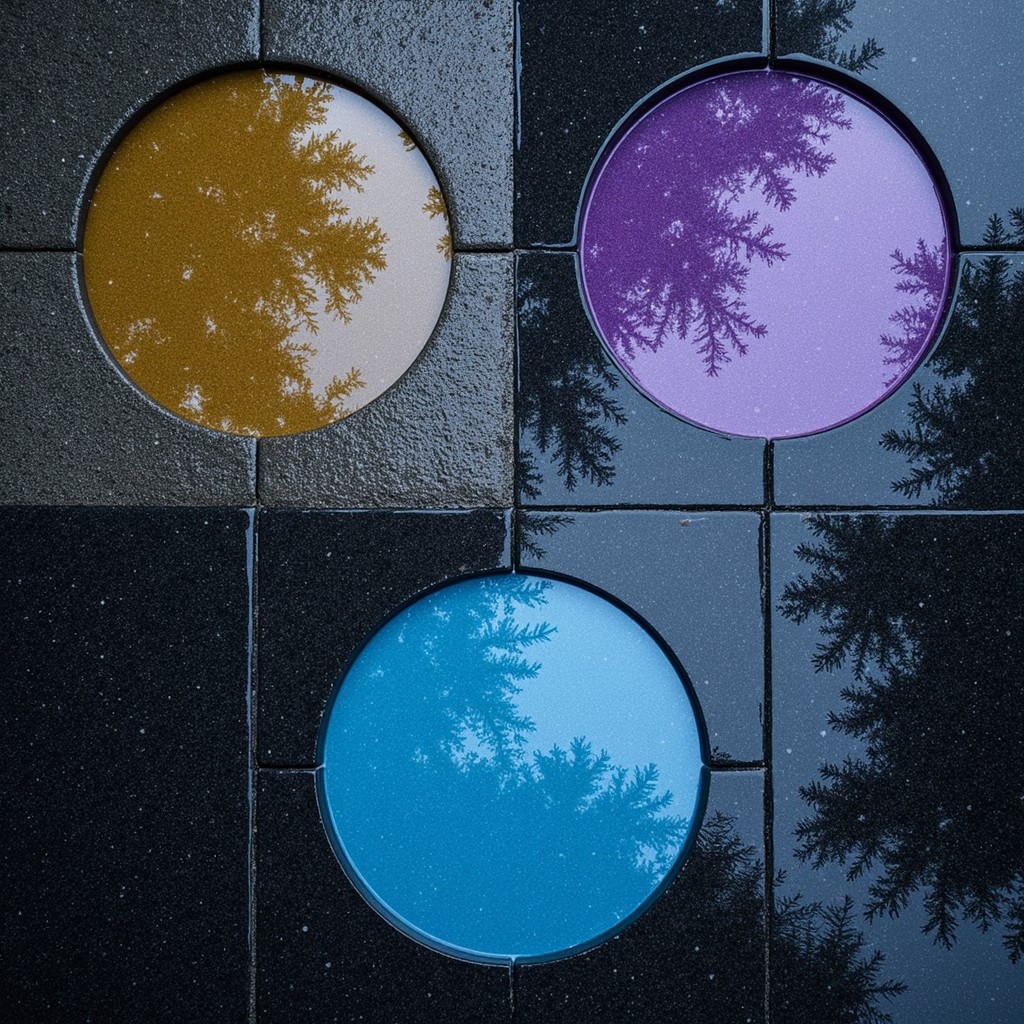 Free Chromatic Circle Reflections Image - Circles, Reflections, Trees ...