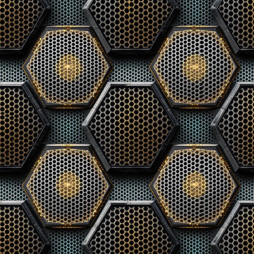 Free Industrial Audio Pattern Image - Geometric, Pattern, Hexagonal ...
