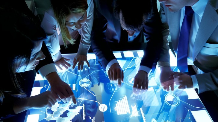 Free Interactive Data Analysis Image - Teamwork, Technology ...