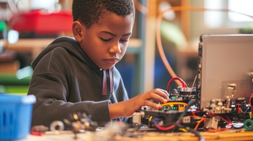 Free Young Inventor Working Image - Child, Inventor, Robotics ...