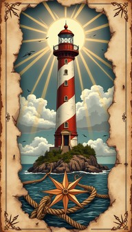 Free Maritime Beacon Guide Image - Lighthouse, Nautical, Map | Download ...