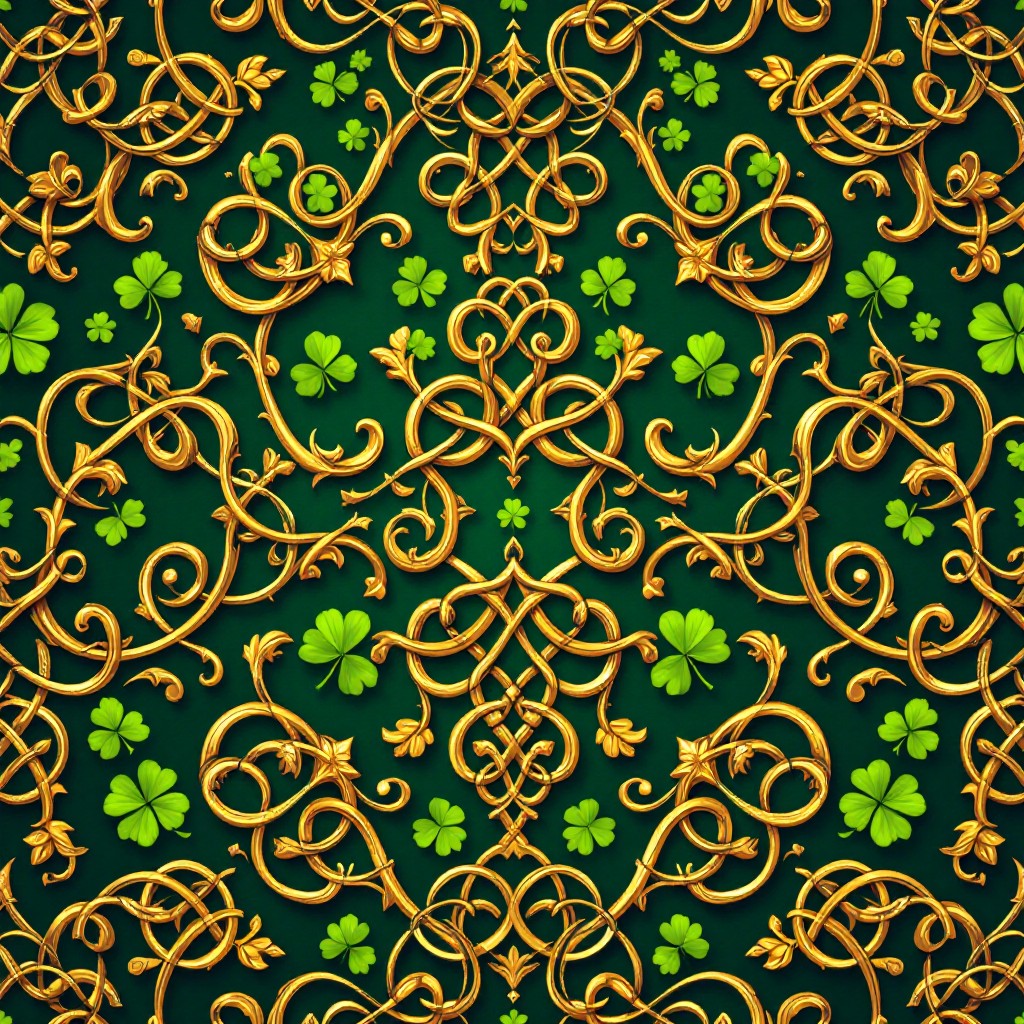 Free Celtic Lucky Pattern Image - Celtic, Knots, Clover | Download at ...