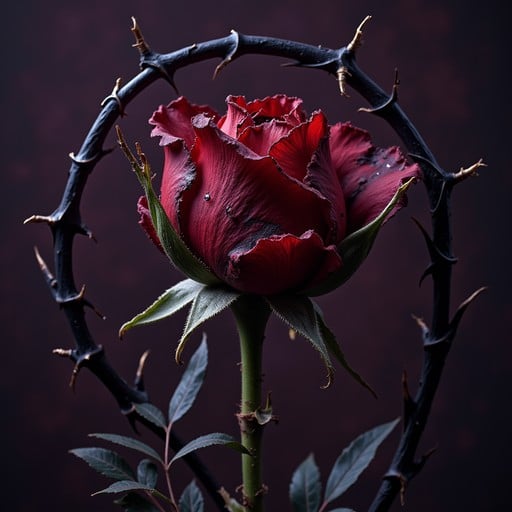 Free Gothic Rose Entropy Image - Gothic, Rose, Thorns | Download at ...