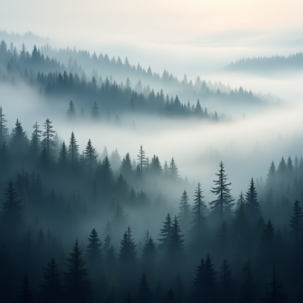 Free Misty Mountain Forest Image - Forest, Mountains, Fog | Download at ...