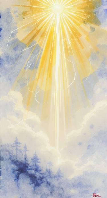 Free Divine Golden Light Image - Watercolor, Golden, Rays | Download at ...