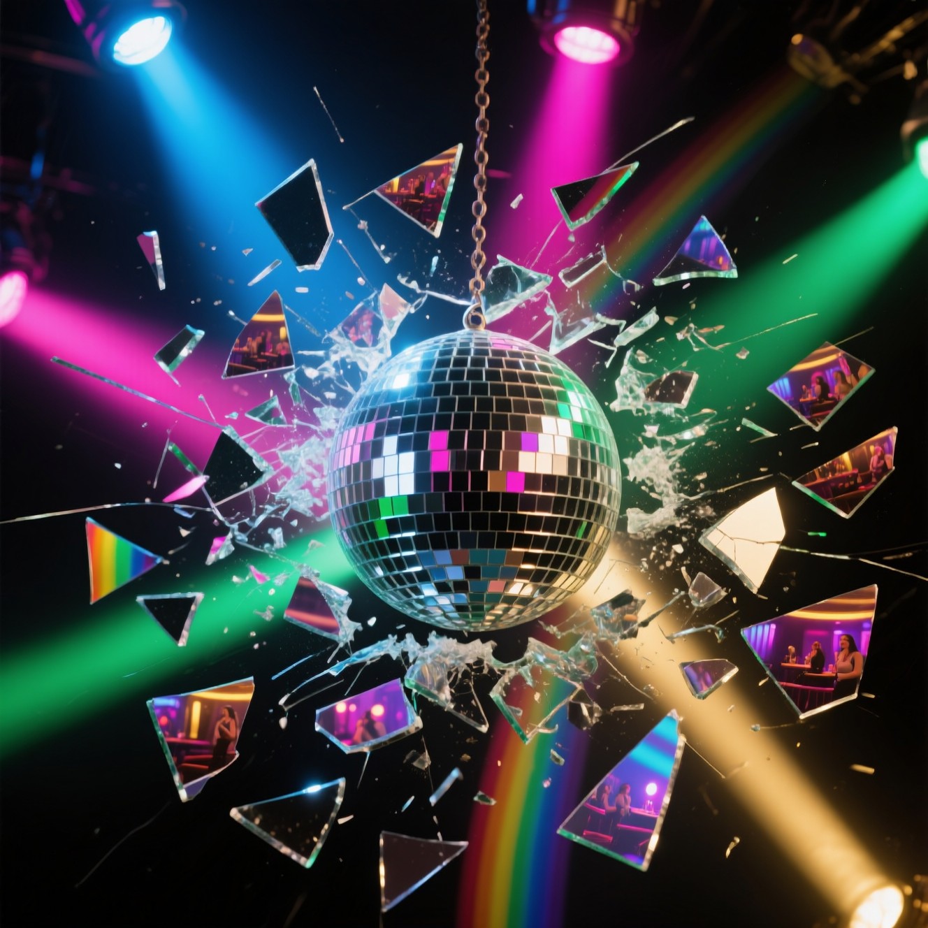 Free Exploding Disco Prism Photo - Disco, Shatter, Mirror | Download at ...