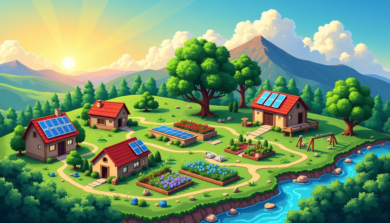 Sustainable Rural Systems Free Sustainable Rural Paradise Image - Sustainable, Rural, Eco ...