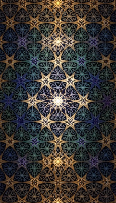 Star Moasic Pattern Free Geometric Celestial Mosaic Image - Geometric, Stars, Mosaic ...