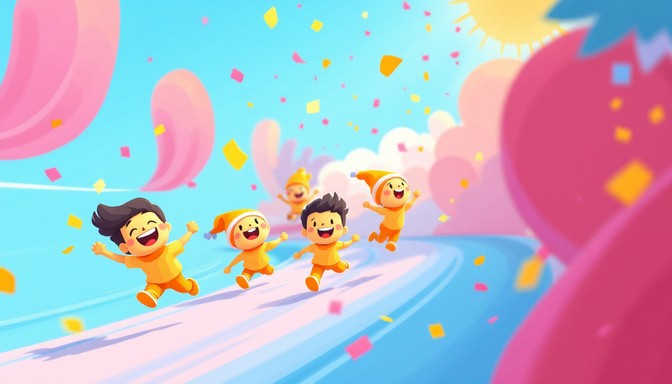 Free Joyful Pixel Race Image - Pixel, Racing, Joyful | Download at ...