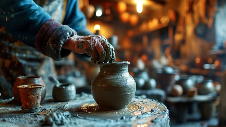 Free Crafting Clay Pot Image | Download at StockCake