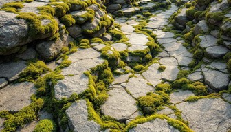 Free Mossy Stone Path Image - Moss, Stone, Path | Download at StockCake
