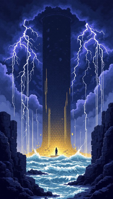 Download Pixel City Storm Stock Images for Free | StockCake