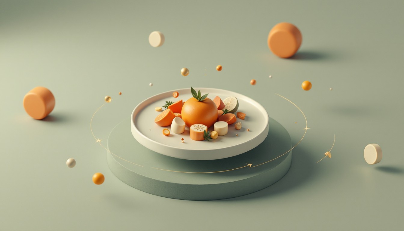 Dancing Food Motion Free Floating Food Dance Image - Minimal, Floating, Geometric ...