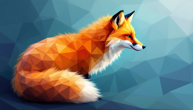 Free Geometric Fox Portrait Image - Geometric, Fox, Lowpoly | Download ...