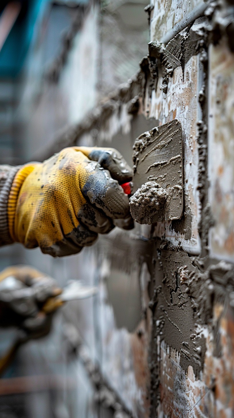 Free Applying Wall Plaster Image - Construction, Plaster, Work ...