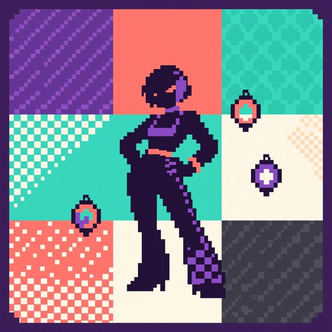 Free Retro Pixel Fashion Image - Pixelart, Retro, Fashion | Download at ...