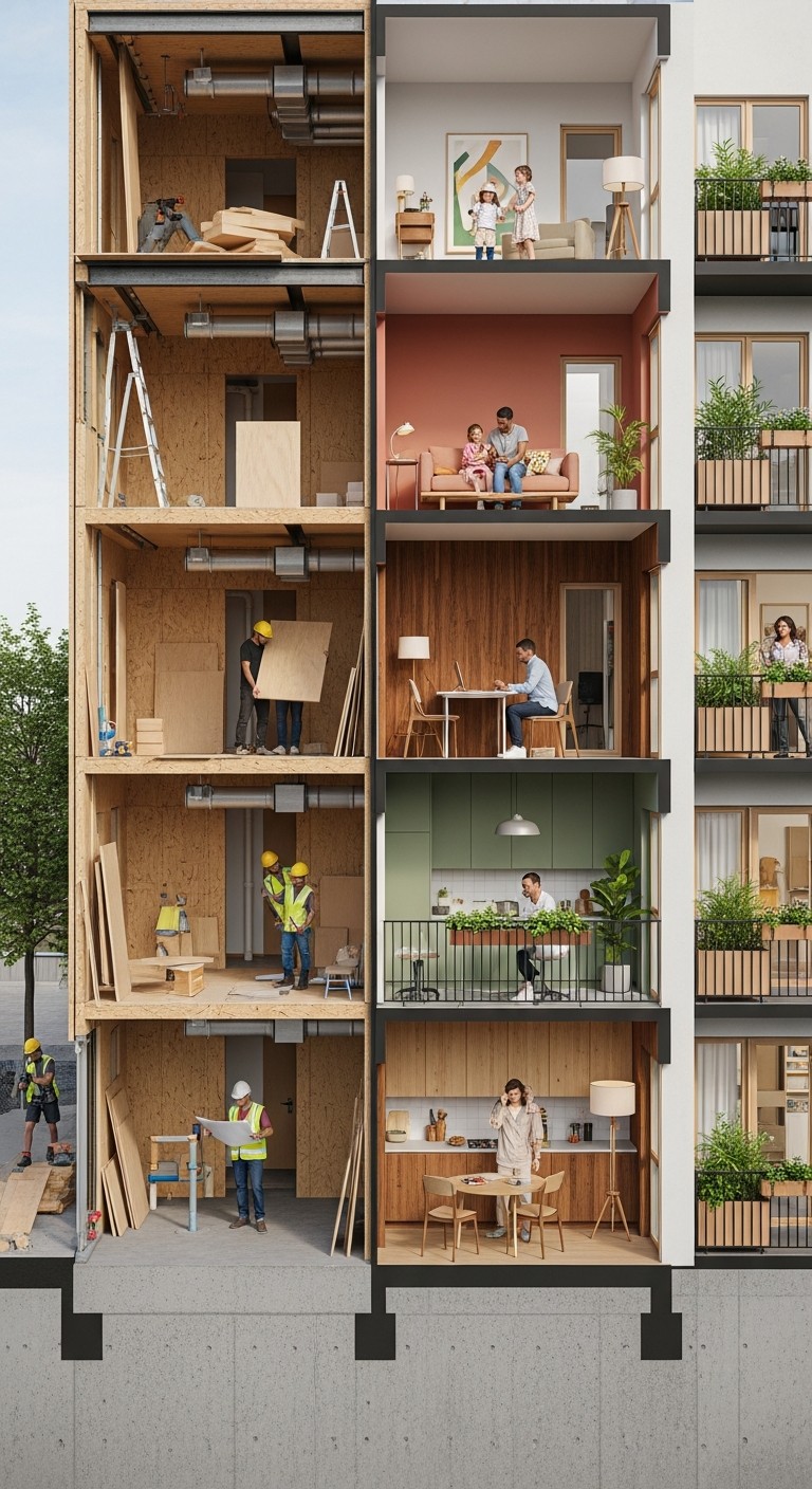 Urban Layering Free Urban Living Layers Image - Architecture, Illustration ...