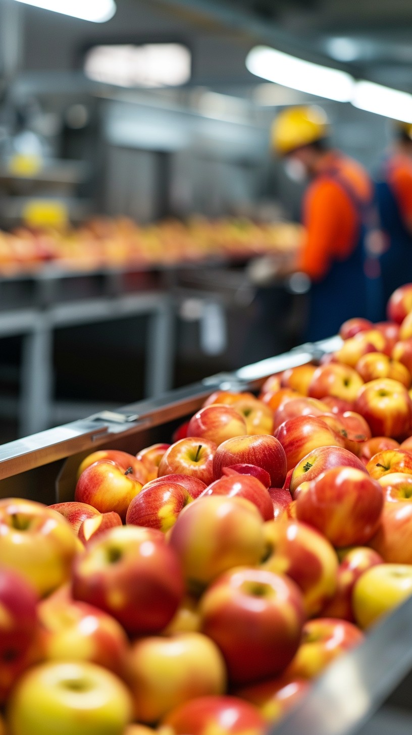 Free Apples Processing Facility Image - Apples, Conveyor, Processing ...