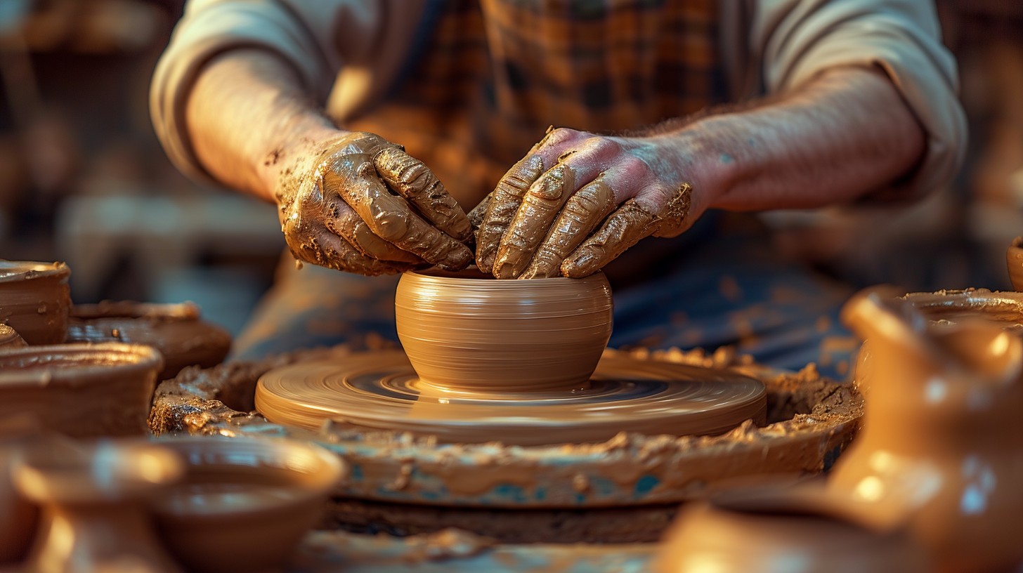 Free Crafting Clay Pottery Image - Pottery, Artisan, Craftsmanship ...