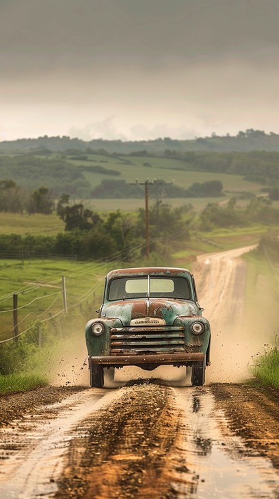 Free Rusty Truck Journey Image | Download at StockCake