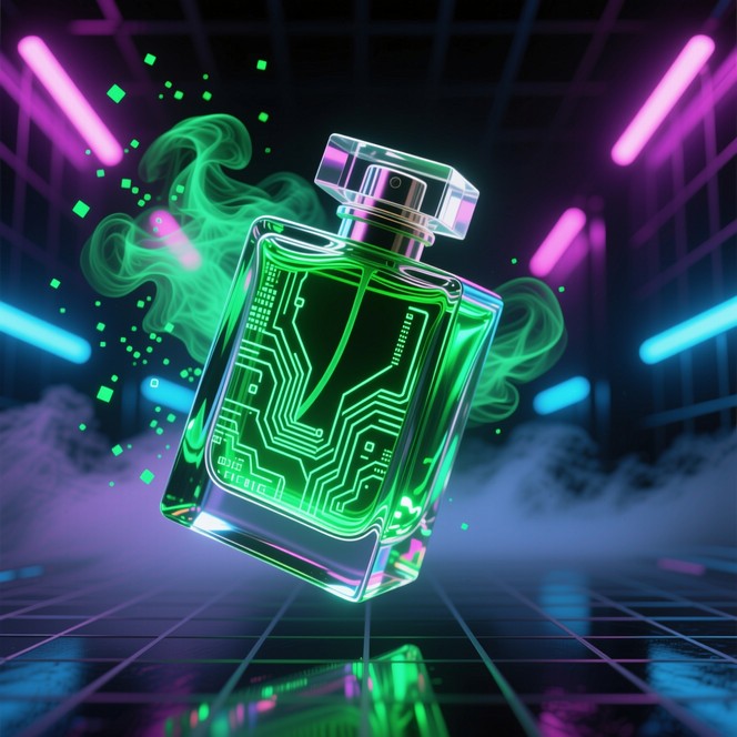 Pyropunk Cosmetics Free Cyberpunk Perfume Glow Image - Perfume, Neon, Cyberpunk | Download ...