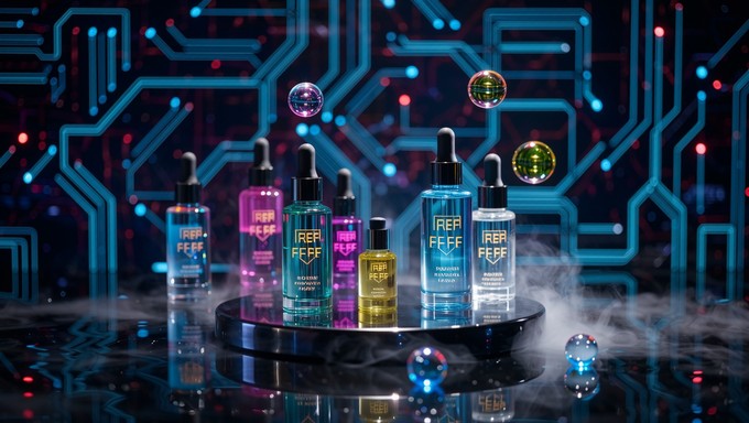 Pyropunk Cosmetics Free Cyberpunk Beauty Elixirs Image - Skincare, Cyberpunk, Neon ...