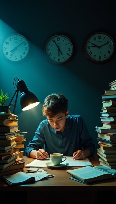 Free Midnight Study Session Image - Studying, Books, Deadline ...