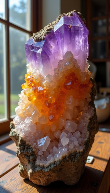 Free Amethyst Citrine Specimen Image - Amethyst, Citrine, Crystal ...