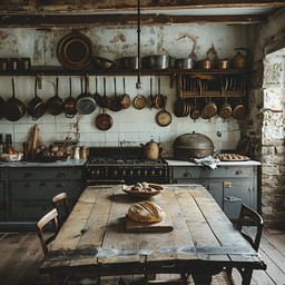 Background Images Rustic Kitchen Setting Free Rustic Kitchen Interior Image - Kitchen, Rustic, Wooden | Download ...