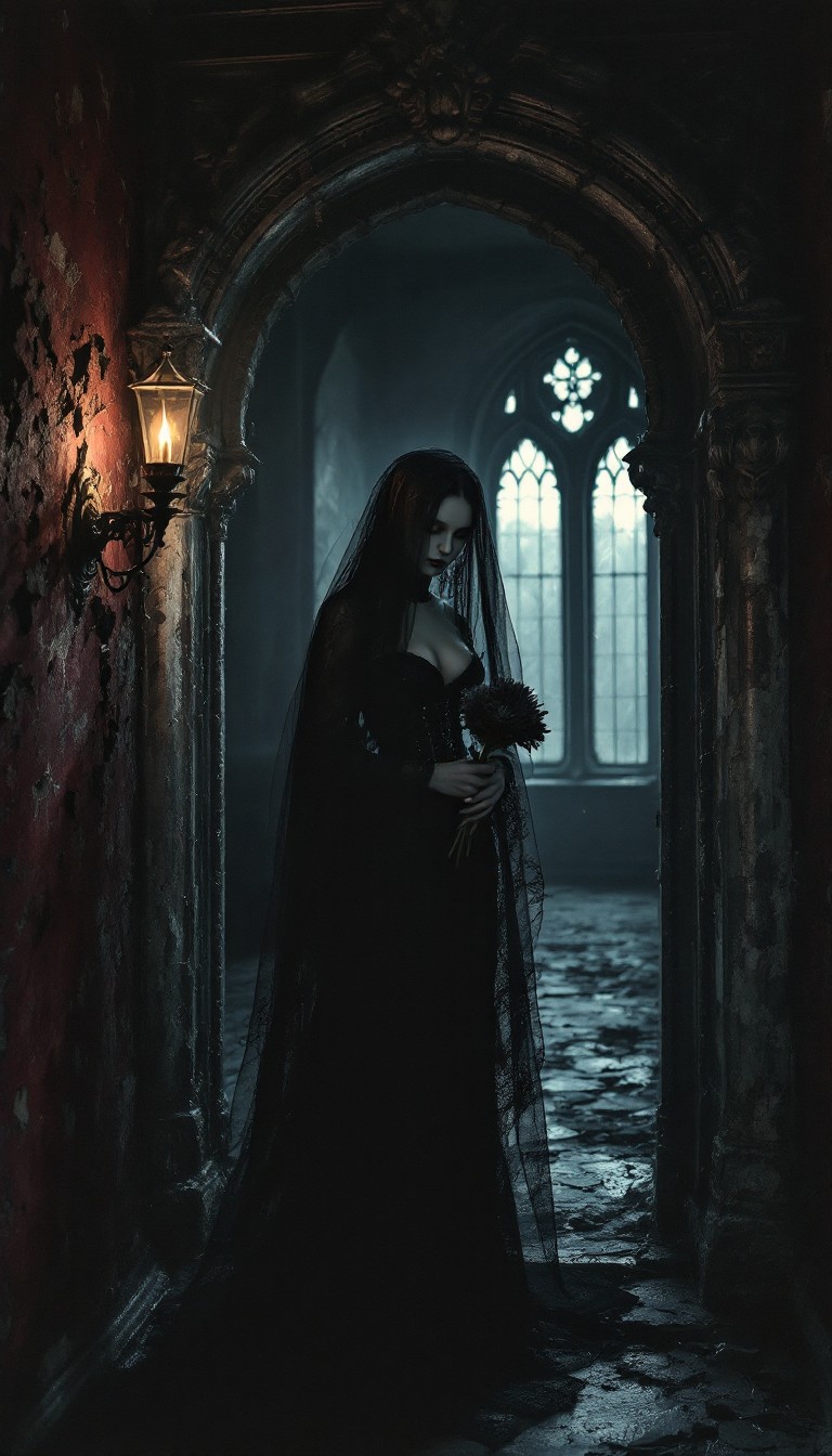 Free Gothic Mourning Portrait Image - Gothic, Victorian, Woman ...