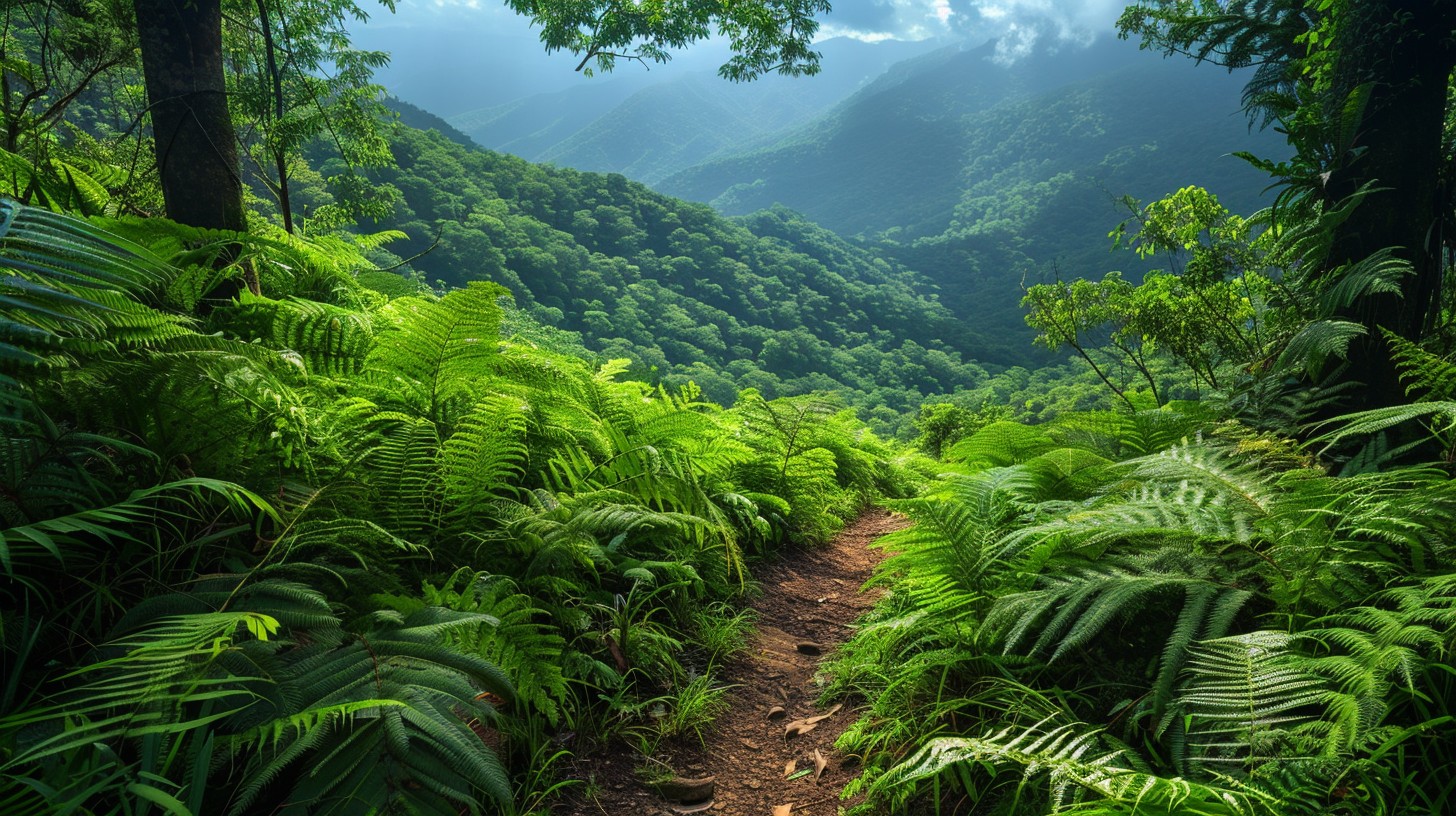 Free Lush Forest Path Image - Forest, Trail, Lush | Download at StockCake