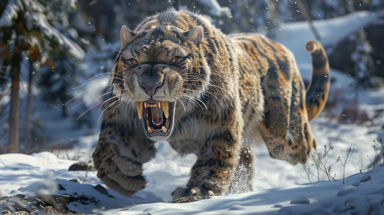 Free Tiger Intimidating Presence Image - Tiger, Snow, Winter | Download ...