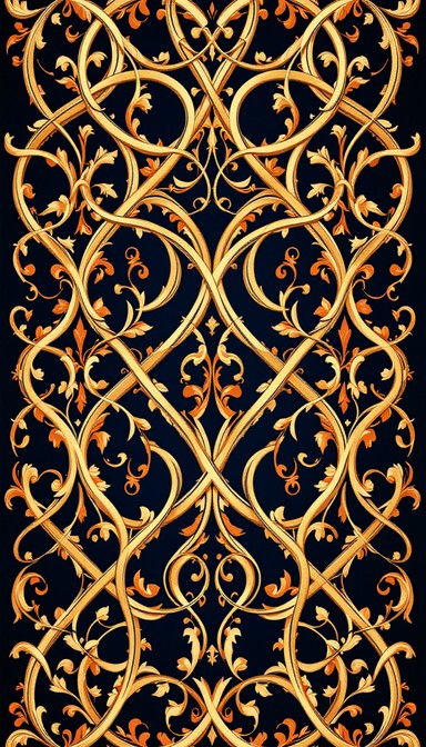 Free Golden Arabesque Pattern Image - Arabesque, Gold, Filigree ...