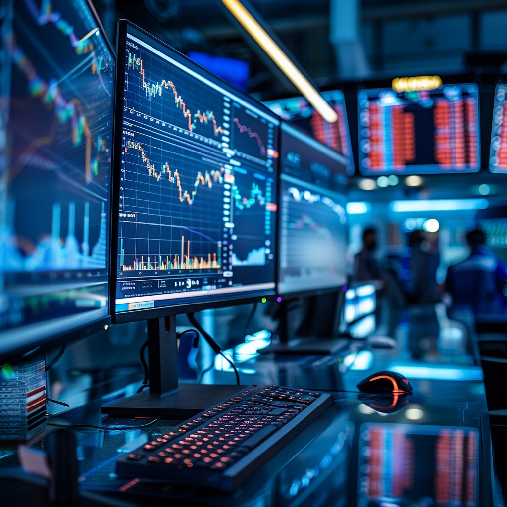Free Trading Floor Activity Image - Trading, Finance, Computers ...