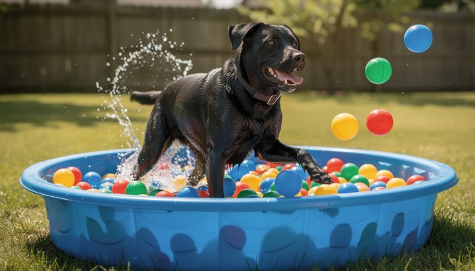 Free Pool Party Pup Image - Dog, Labrador, Retriever | Download at ...