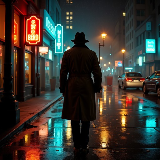 Free Noir City Night Image - City, Urban, Night | Download at StockCake