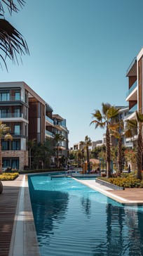 Free Urban Poolside View Image - Pool, Urban, Buildings | Download at ...