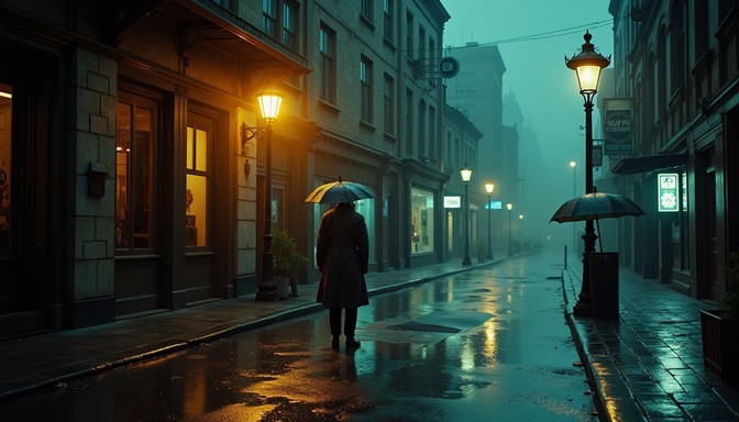 Free Rainy Street Noir Image - Noir, Rainy, Cinematic | Download at ...