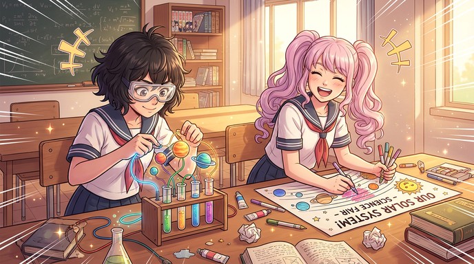 Download Anime Science Teamwork Image - Anime, Manga, Illustration ...
