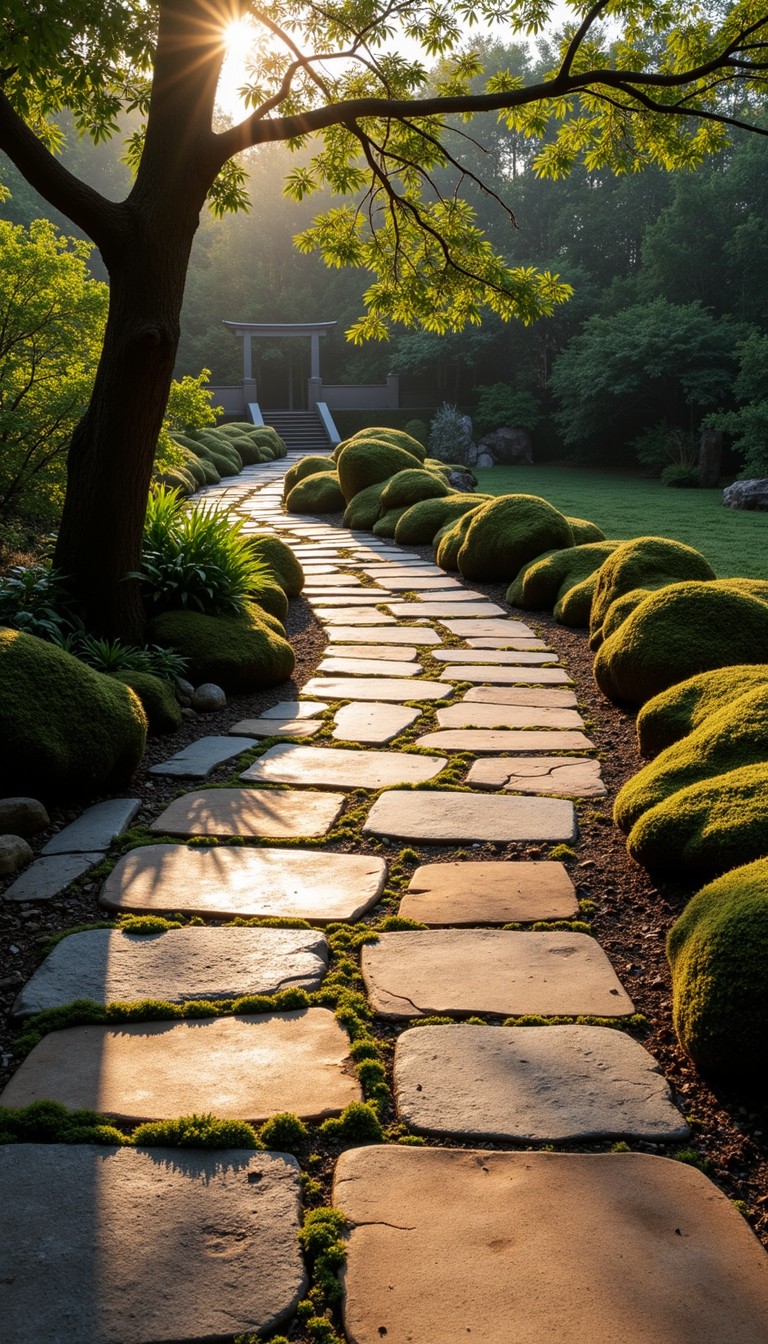Free Mossy Stone Path Image - Path, Garden, Zen | Download at StockCake