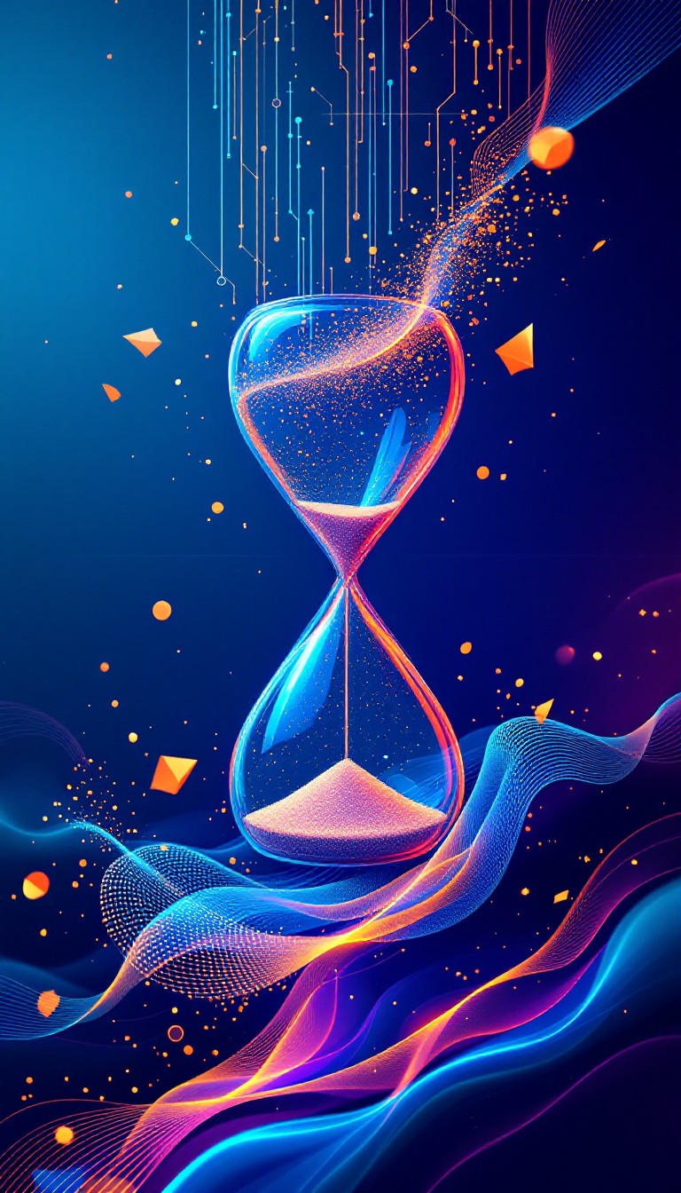 Free Time Meets Technology Image - Hourglass, Digital, Time | Download ...