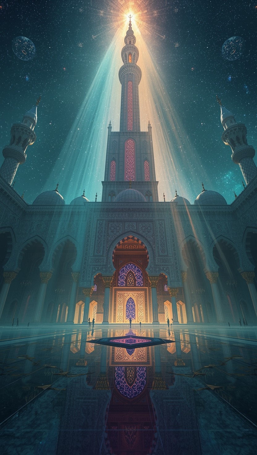 Free Cosmic Mosque Ascending Image - Mosque, Mystical, Cosmic ...