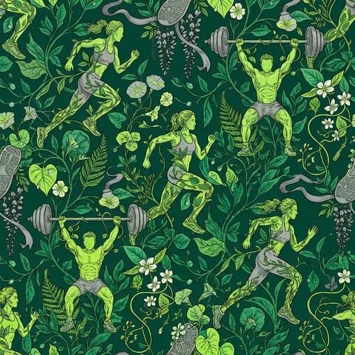 Free Nature Meets Fitness Image - Pattern, Botanical, Athletic ...