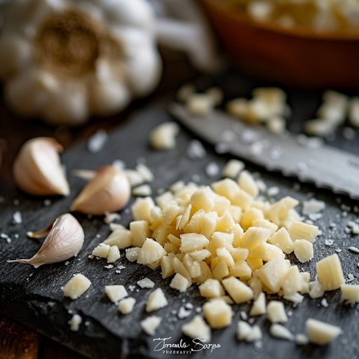 Free Chopped Garlic Table Image - Garlic, Chopping, Cooking | Download ...