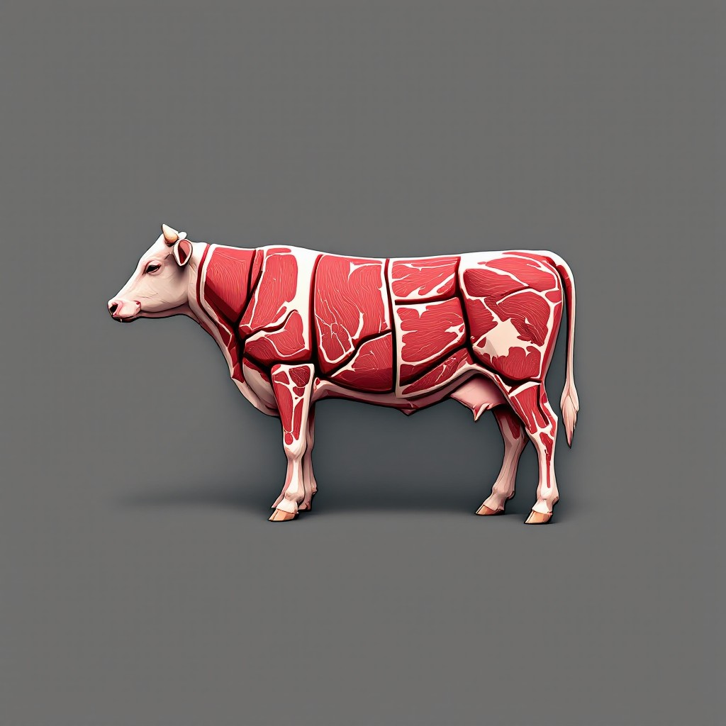 Free Minimal Beef Guide Image - Beef, Butcher, Diagram | Download at ...