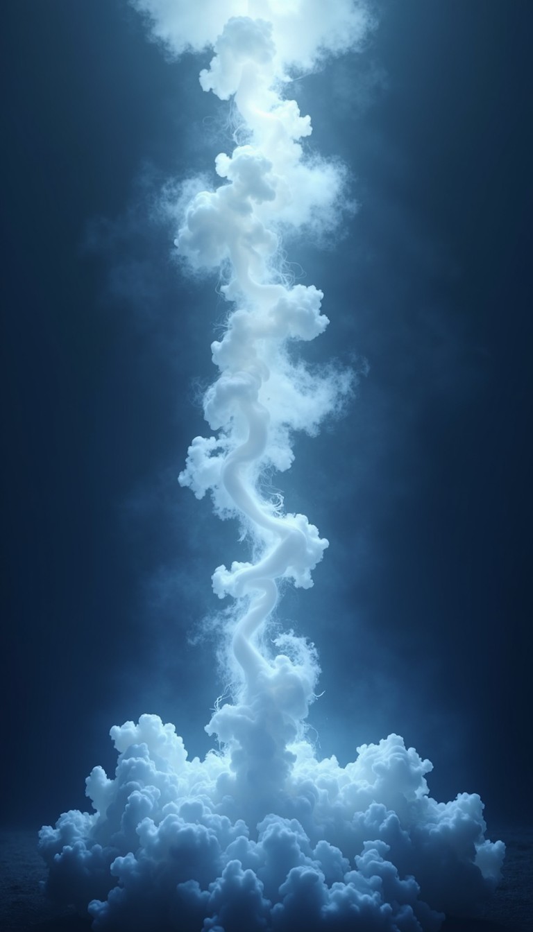 Steam Rising Draping Blue Free Mystic Steam Rising Image - Steam, Vapor, Mist | Download at StockCake