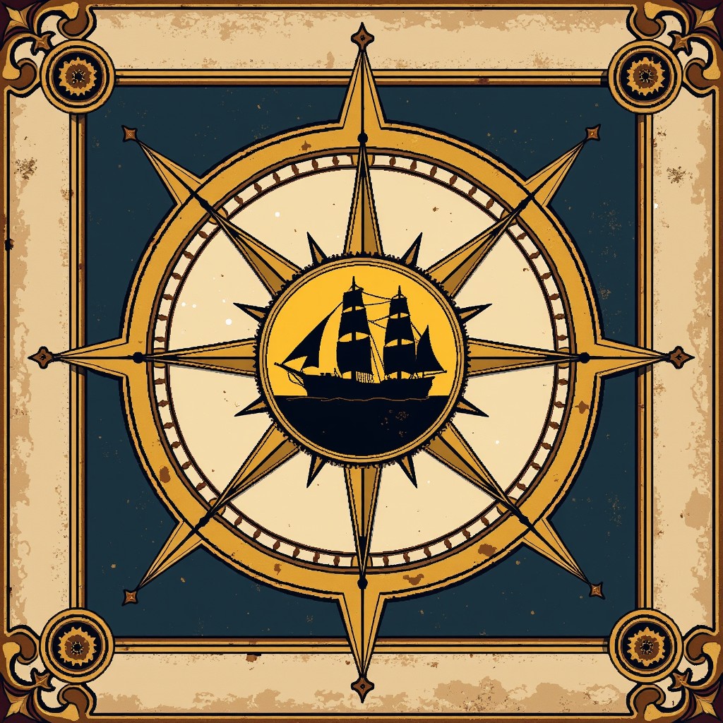 Free Pixelated Seafaring Guide Image - Compass, Nautical, Pixelart ...