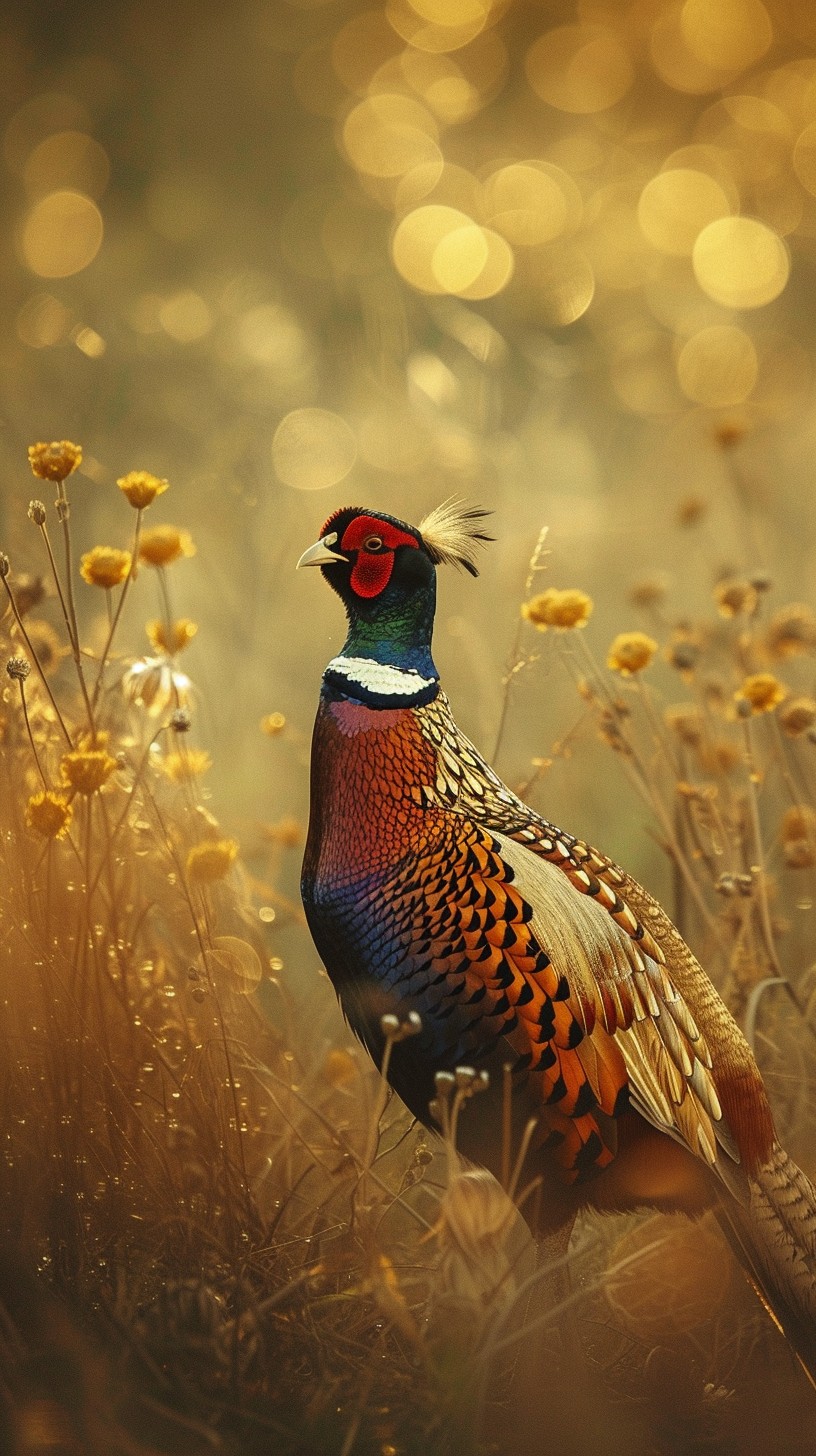 Pheasant Rearing Field Free Pheasant in Field Image - Field, Golden, Nature | Download at ...