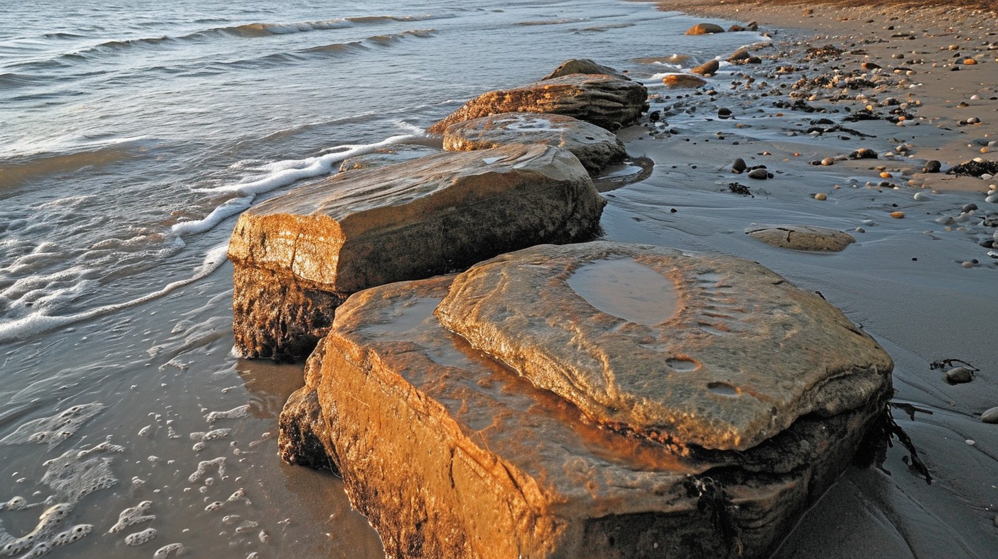 Free Sunset Beach Rocks Image - Sunset, Beach, Rocks | Download at ...